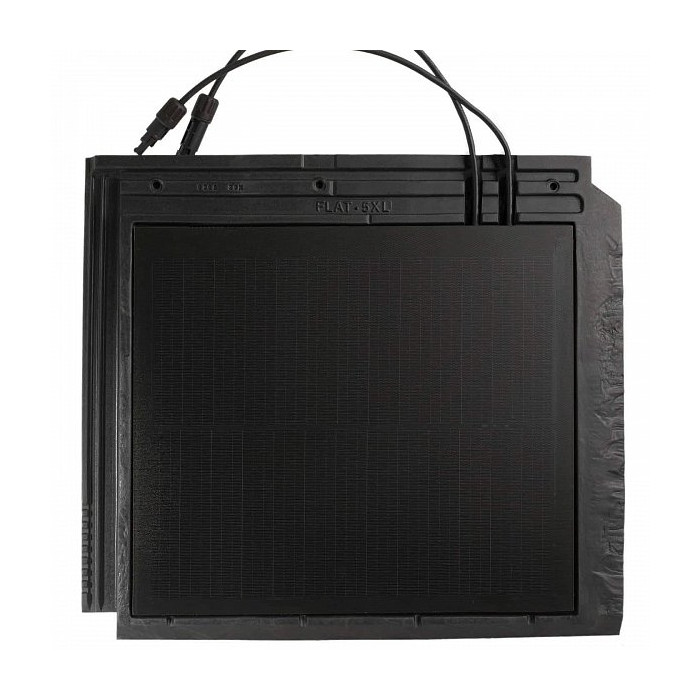 Керамическая черепица со встроенной солнечной панелью Flat-5XL, CIGS, 457x510 мм, Tejas Borja