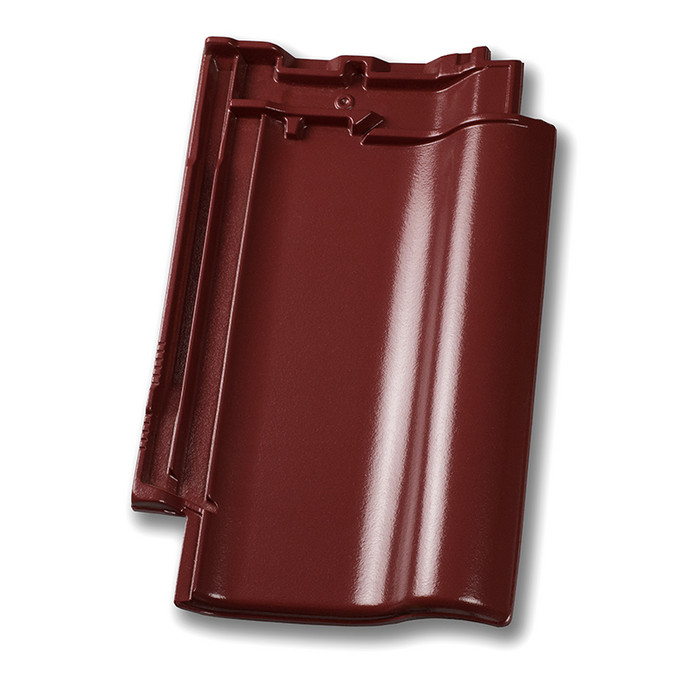 Керамическая черепица Nelskamp F 12, Бордовый